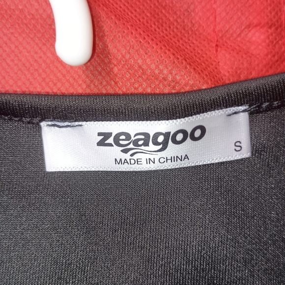 Zeagoo Black and Red Dress - Picture 6 of 8